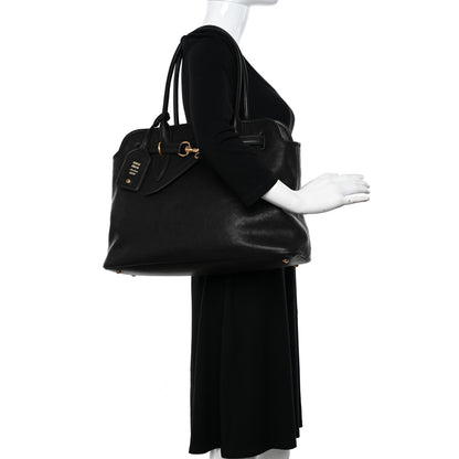 Miu Miu Nappa Medium Aventure Bag Black 2 of 10