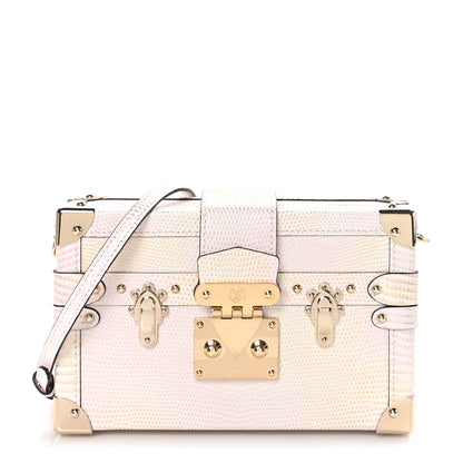 Louis Vuitton Lizard Petite Malle Pastel Mirage 1 of 11