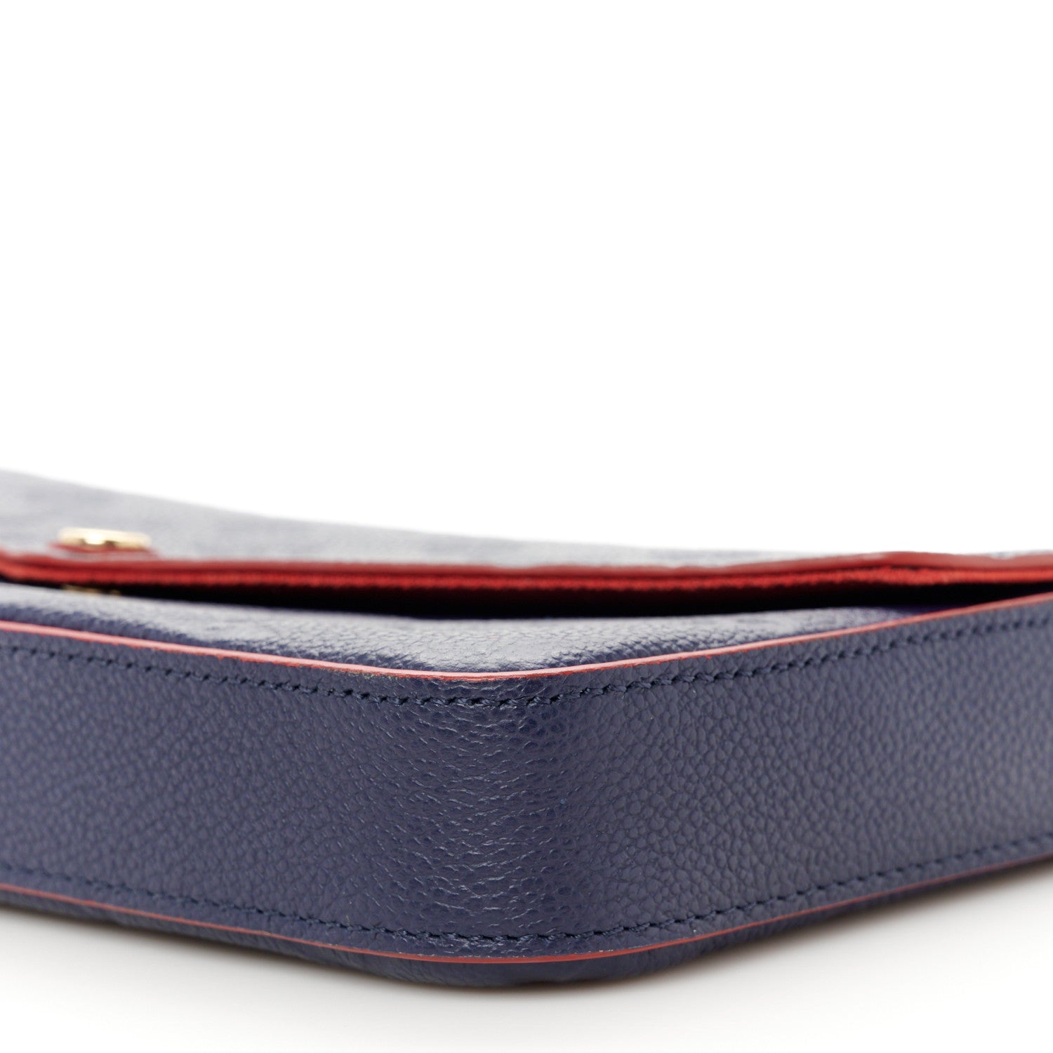 Louis Vuitton Empreinte Pochette Felicie Chain Wallet Marine Rouge 14 of 14
