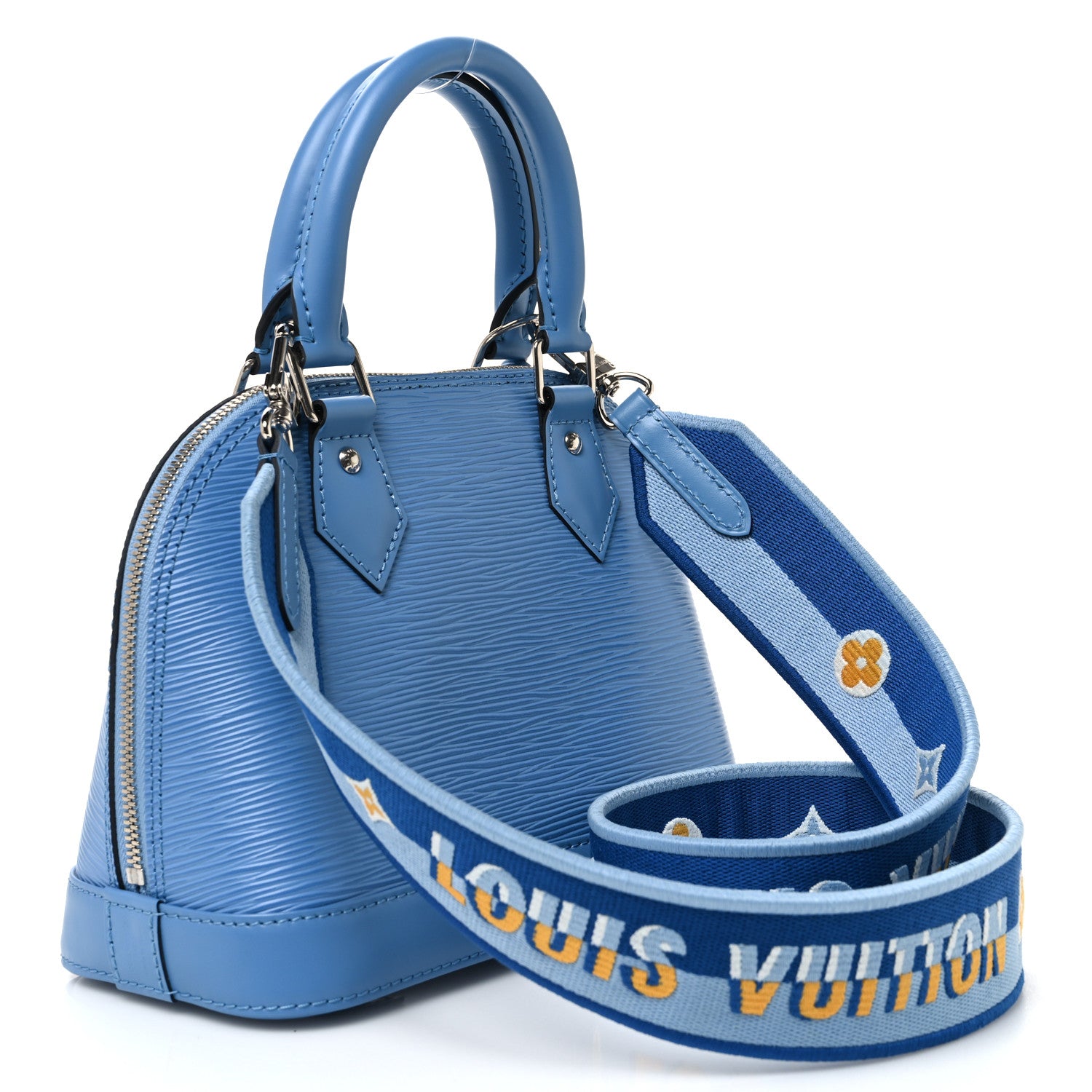 Louis Vuitton Epi Jacquard Alma BB Bleuet 2 of 9
