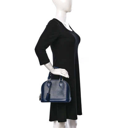 Louis Vuitton Epi Alma BB Indigo 2 of 10