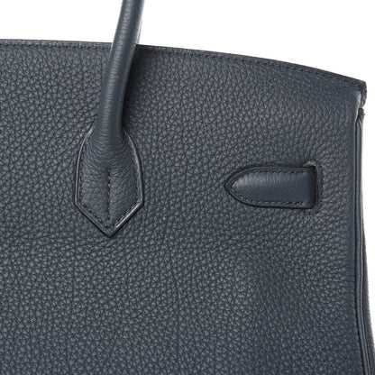 Hermes Togo Birkin 35 Bleu Orage 24 of 32