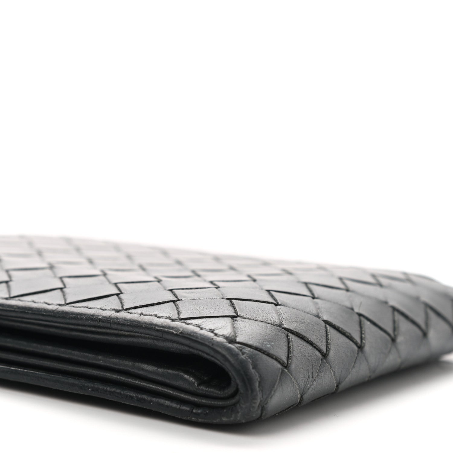 Bottega Veneta Nappa Intrecciato Bi-Fold Wallet Black 10 of 13