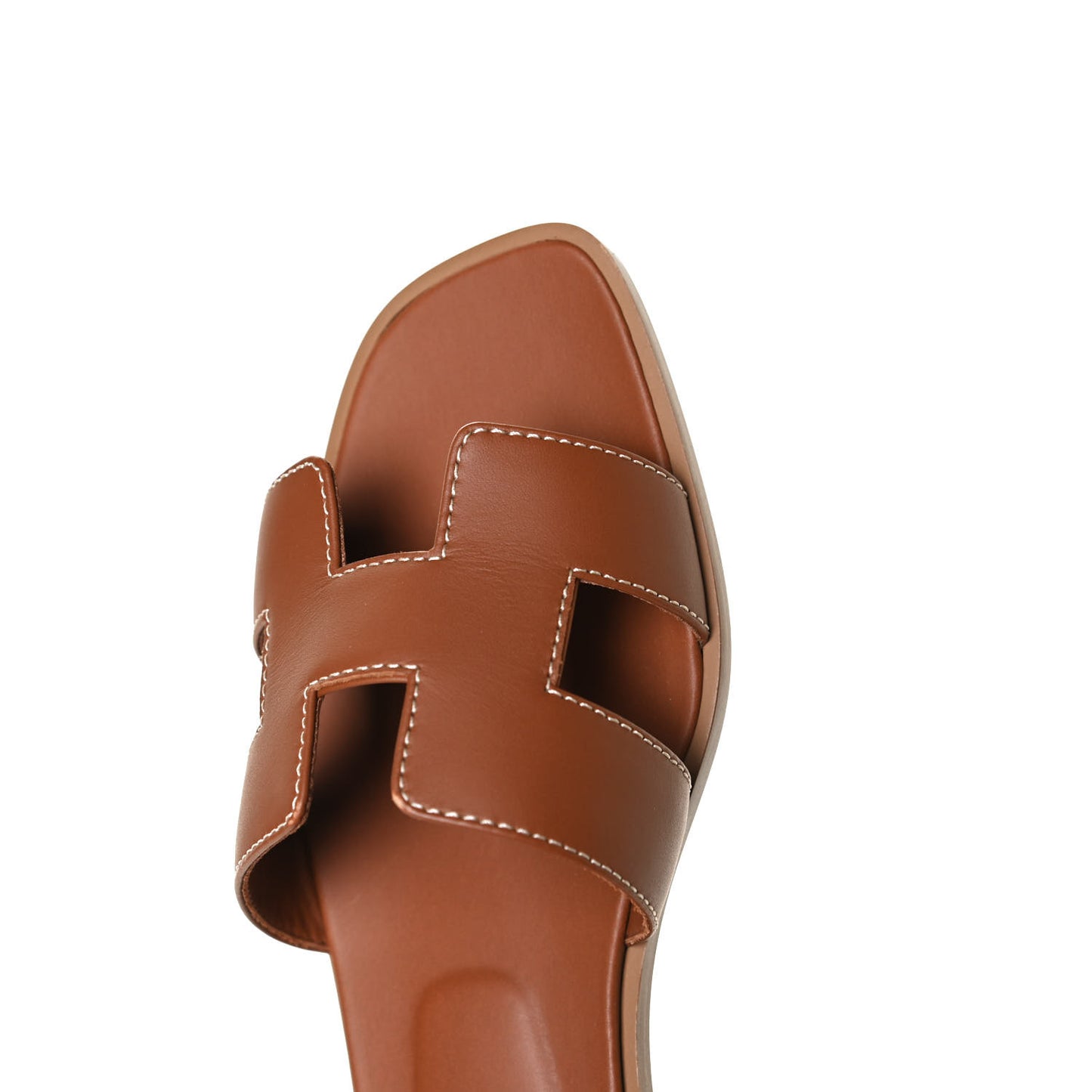 Box Calfskin Oran Sandals 37 Gold