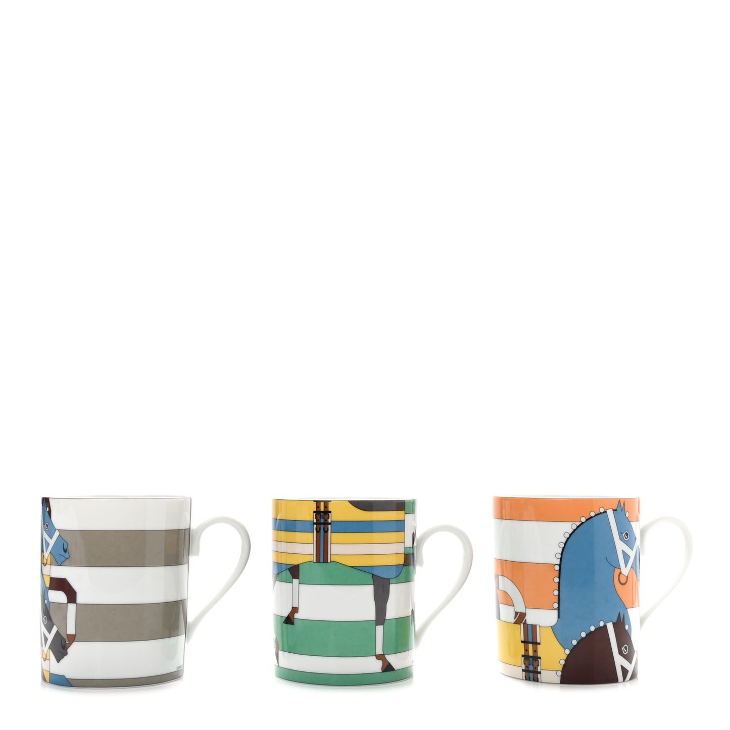 Porcelain Rocabar Mug Set of 3