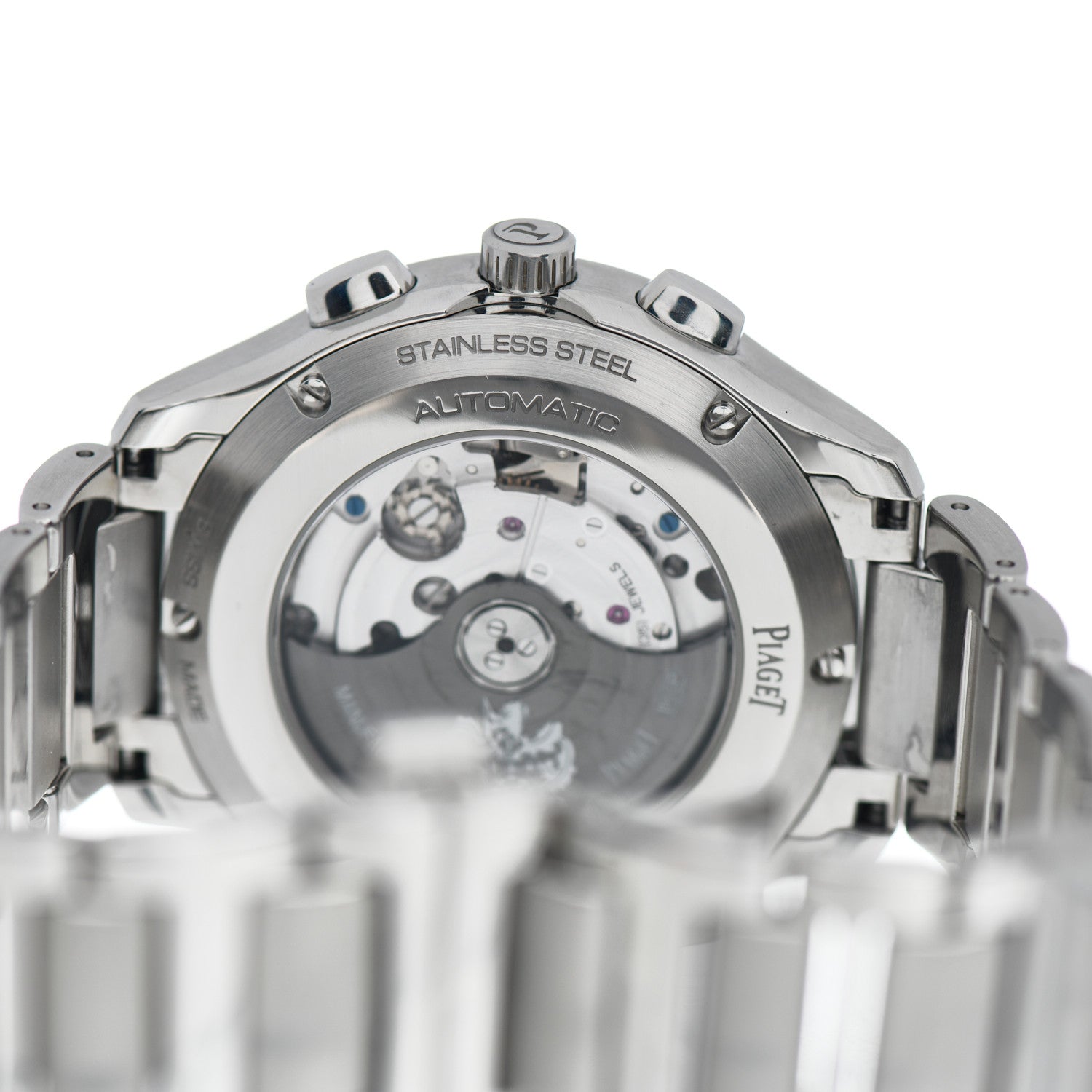 Piaget Stainless Steel 42mm Polo S Chronograph Automatic Watch 4 of 5