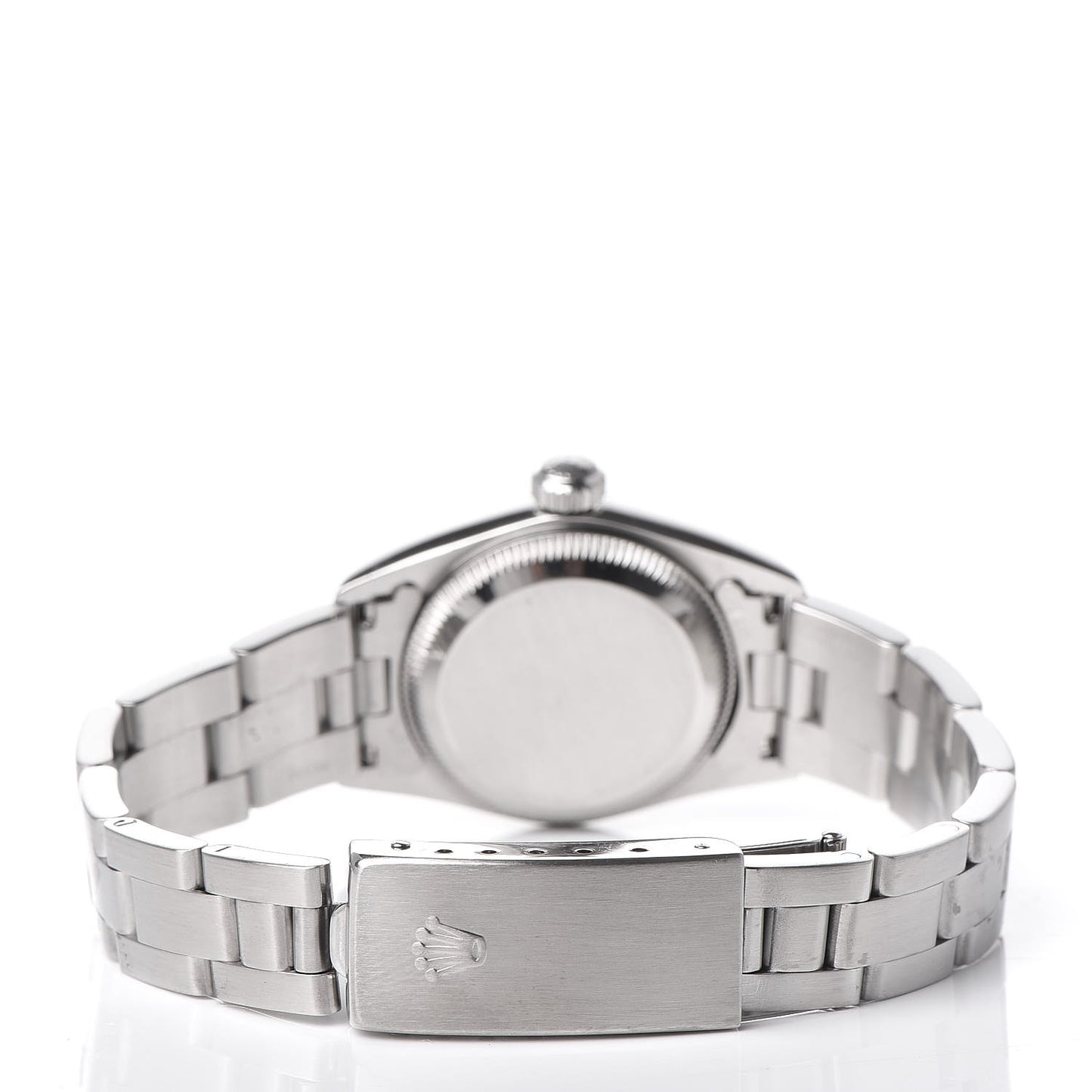 Stainless Steel 24mm Oyster Perpetual Watch Black 67180