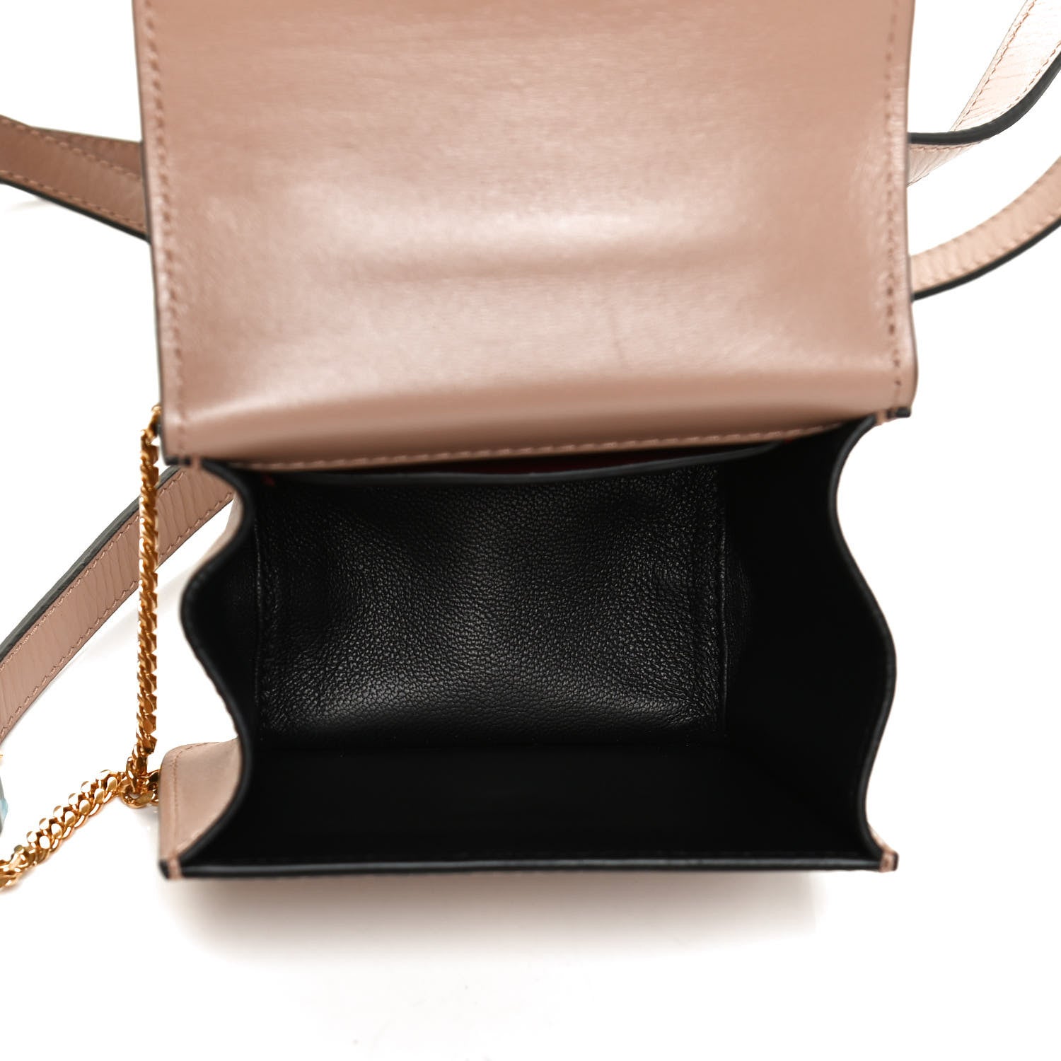 Valentino Garavani Smooth Calfskin Micro VSling Shoulder Bag Rose Cannelle 5 of 10