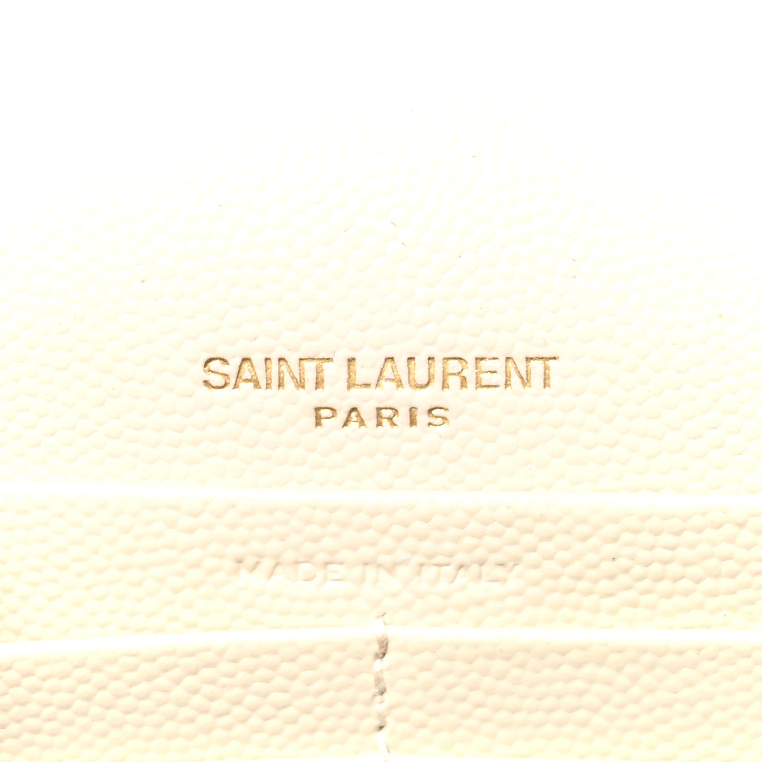 Saint Laurent Grain De Poudre Classic Monogram Kate Tassel Chain Wallet Crema Soft 6 of 10