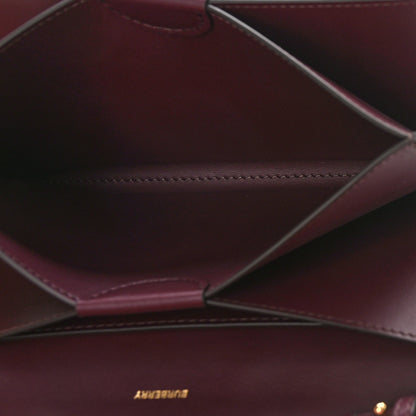 Burberry Calfskin Logo Hazelmere Wallet With Detachable Strap Deep Maroon 6 of 9