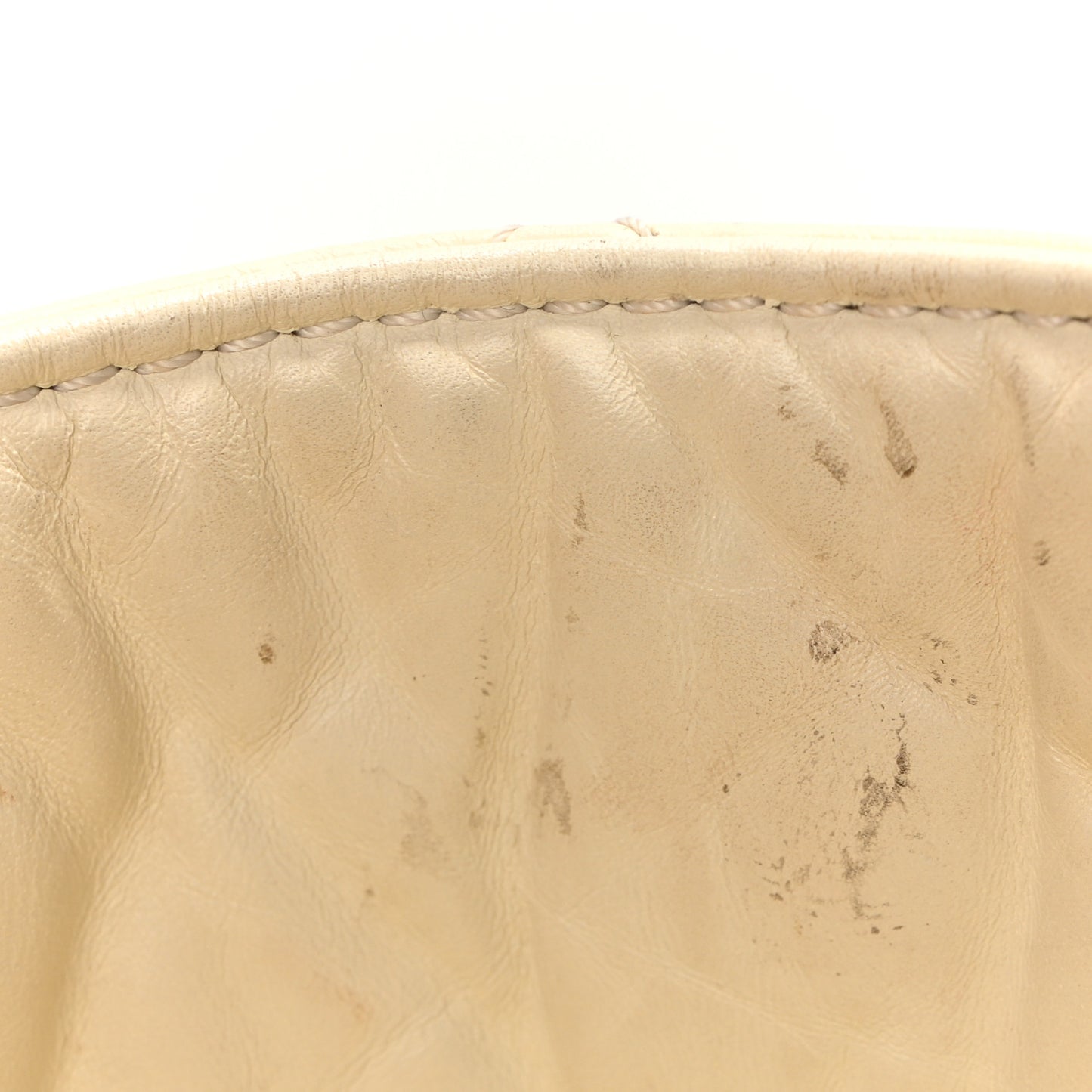Aged Calfskin Quilted Reissue 2.55 Tote Ivory