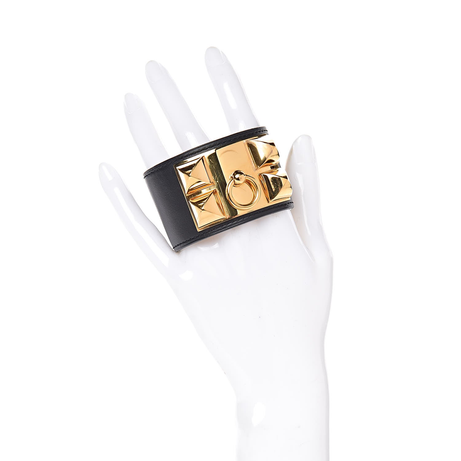 Hermes Box Collier de Chien CDC Bracelet S Black 2 of 6