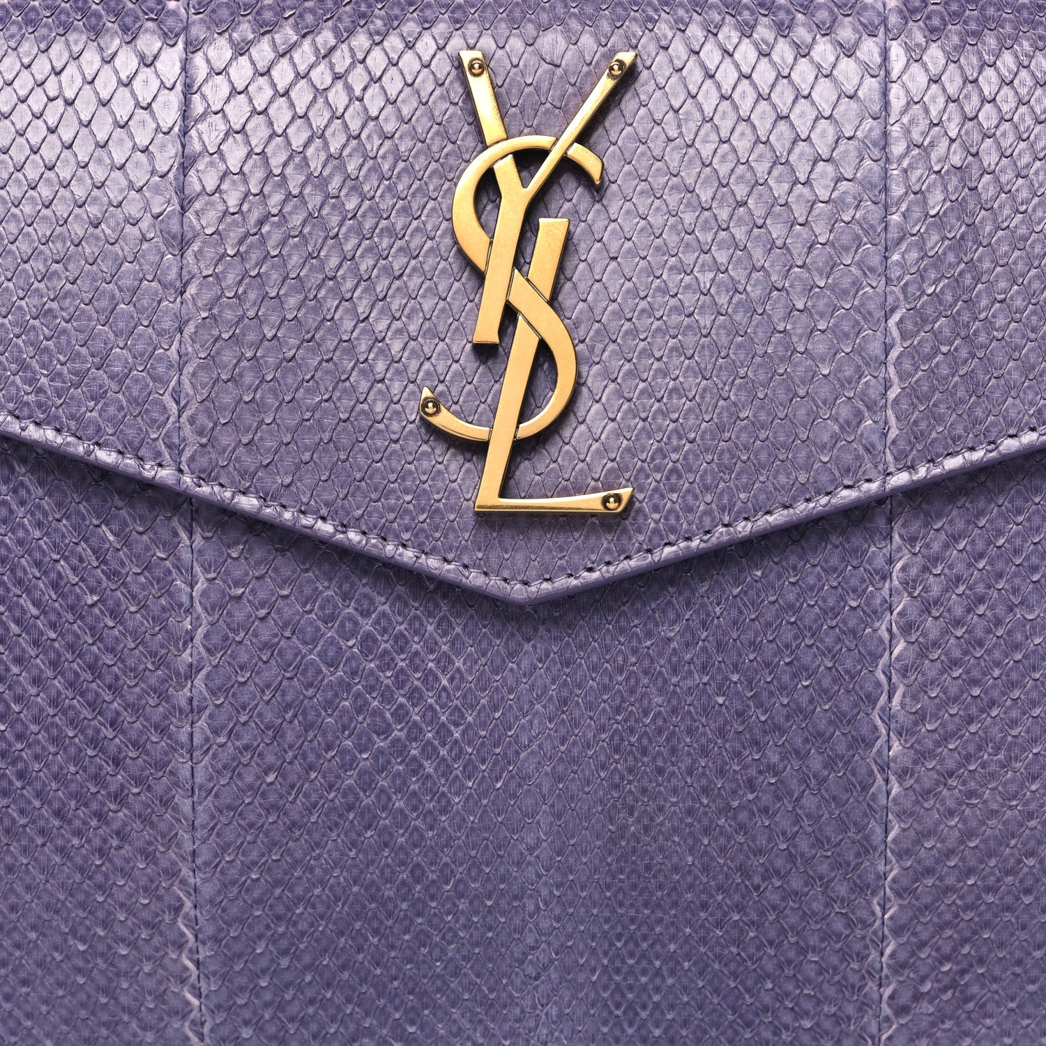 Saint Laurent Ayers Uptown Monogram Pouch Verte Praire Violet Mauve 8 of 11
