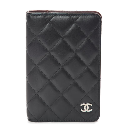 Chanel Lambskin Quilted Small Agenda Cover Black 1 of 7