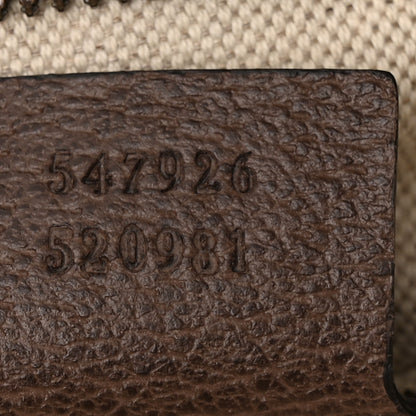 Gucci GG Supreme Monogram Web Small Ophidia Messenger Bag Brown 7 of 12