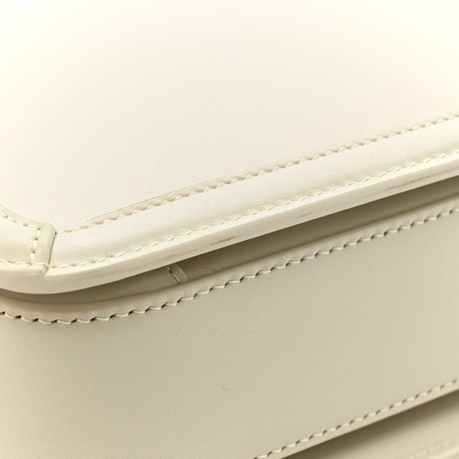 Saint Laurent Box Calfskin Monogram Medium Solferino Satchel Crema Soft 11 of 14