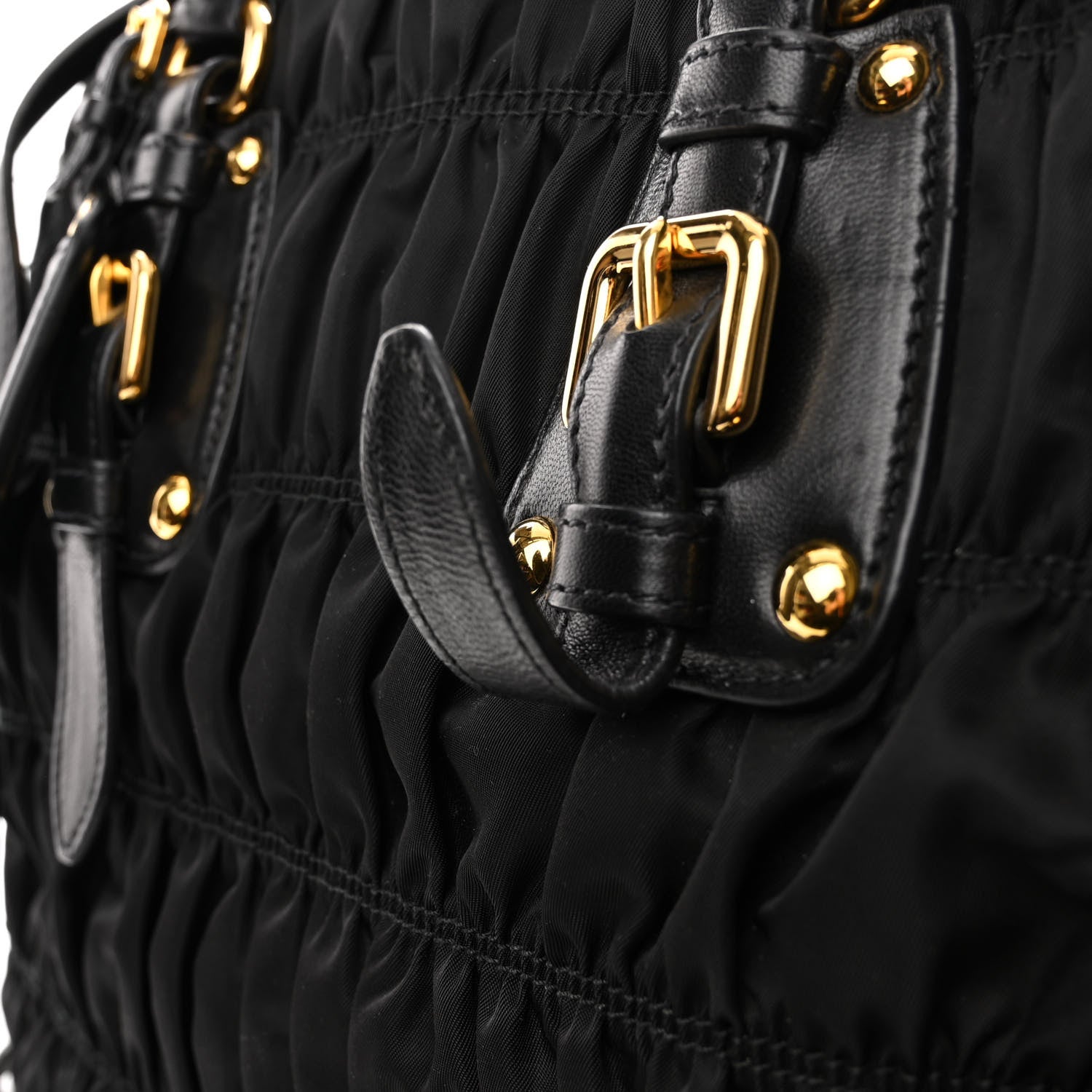 Prada Tessuto Nylon Gaufre Tote Black 12 of 14