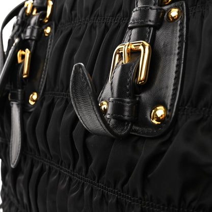 Prada Tessuto Nylon Gaufre Tote Black 12 of 14
