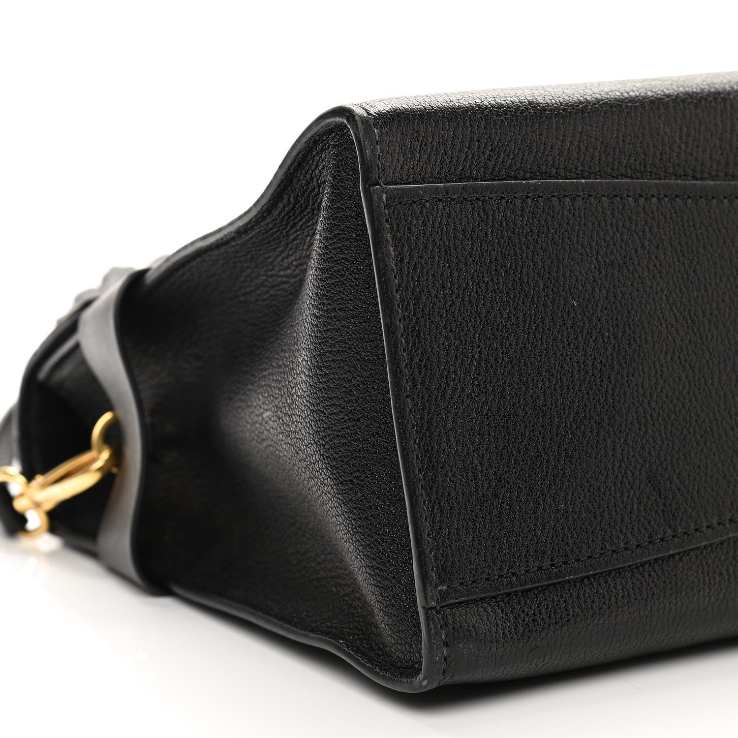 Miu Miu Goatskin Medium Madras Click Top Handle Black 10 of 12
