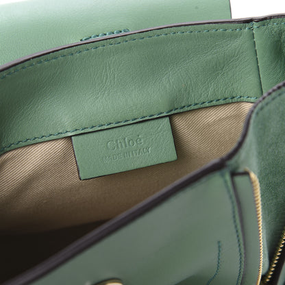 Chloe Suede Calfskin Mini Faye Backpack Happy Green 7 of 9