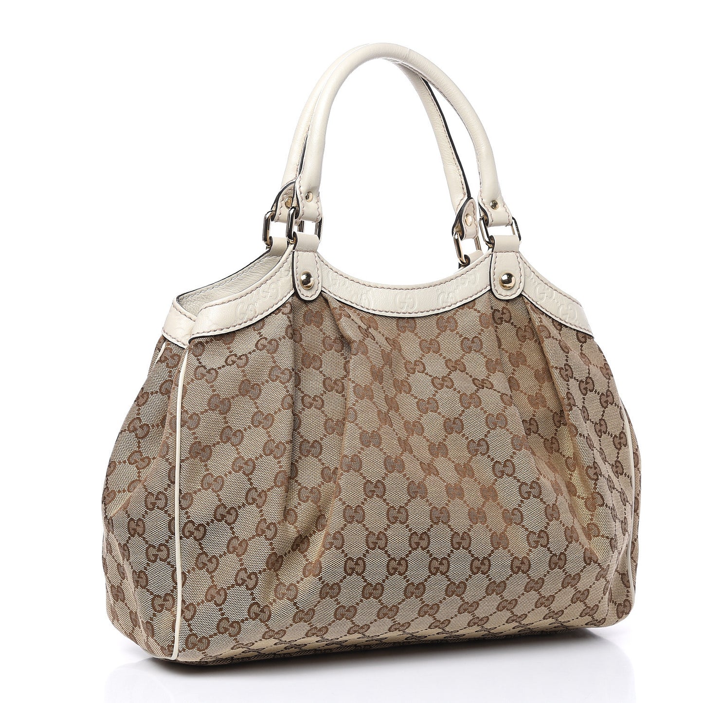 Monogram Medium Sukey Tote Off White