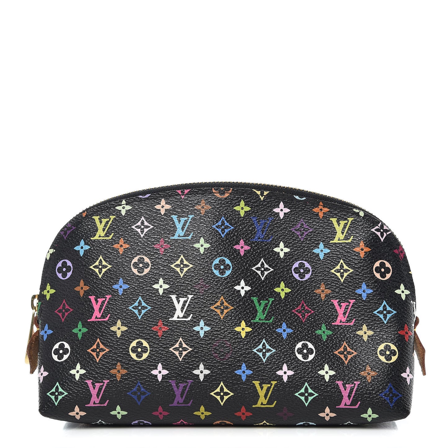 Monogram Multicolor Cosmetic Pouch Black Grenade