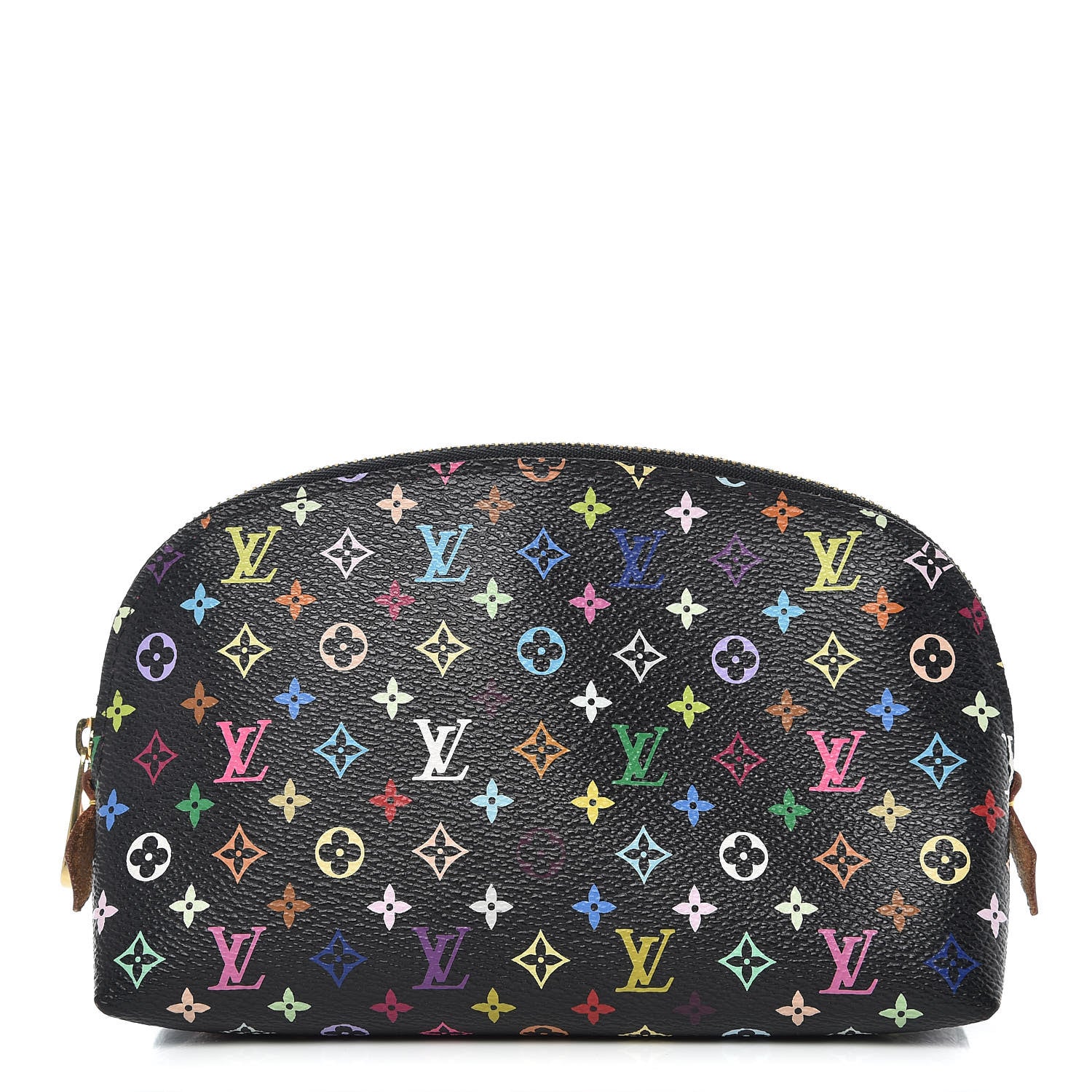 Louis Vuitton Monogram Multicolor Cosmetic Pouch Black Grenade 1 of 8