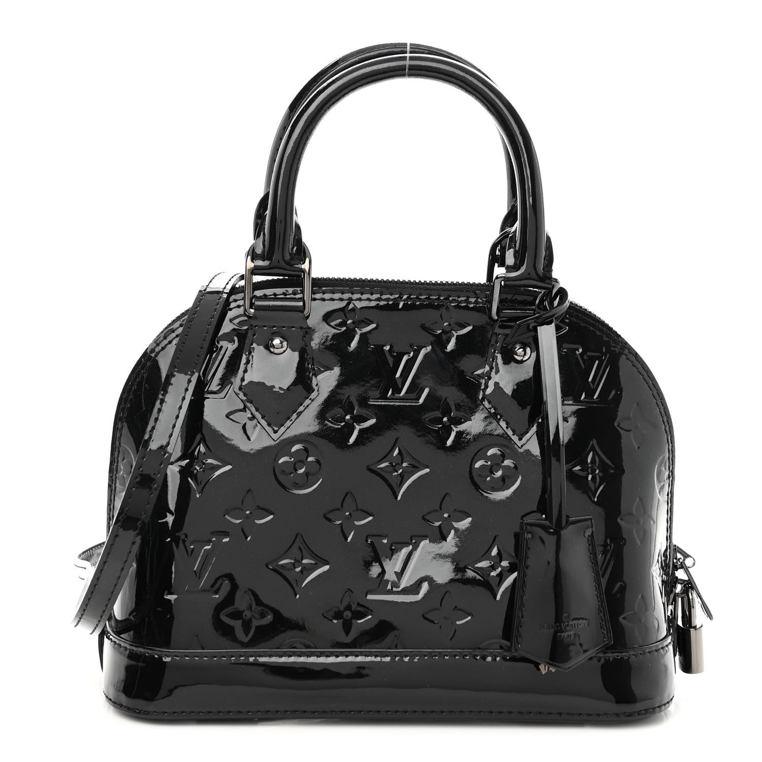 Louis Vuitton Vernis Alma BB Noir Magnetique 1 of 9
