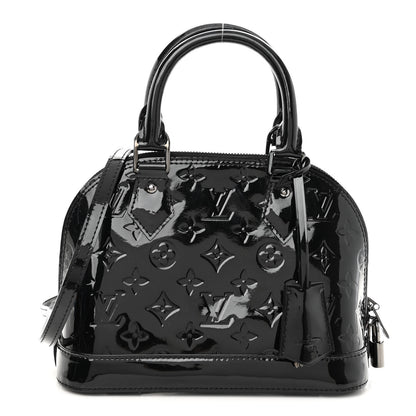 Louis Vuitton Vernis Alma BB Noir Magnetique 1 of 9