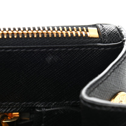 Prada Saffiano Small Galleria Double Zip Tote Black 10 of 10