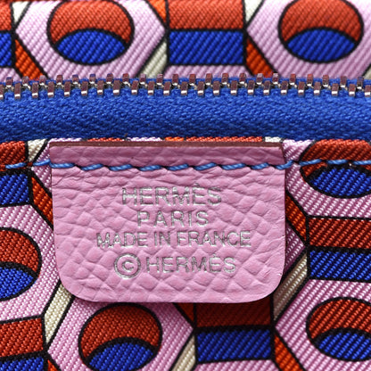 Hermes Epsom Silk'in Compact Wallet Mauve Sylvestre 6 of 8