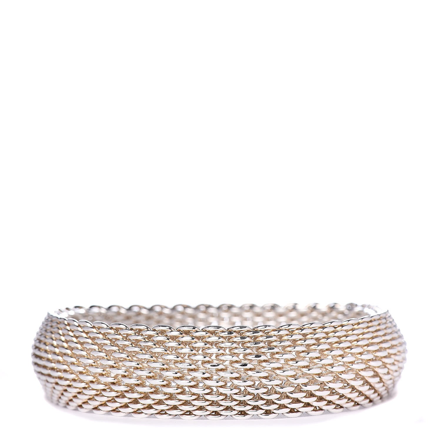 Tiffany Sterling Silver Somerset Mesh Bracelet 1 of 5