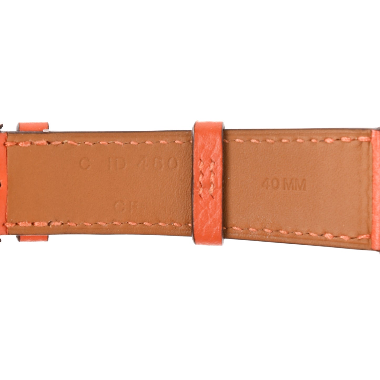 Epsom 40mm Apple Watch Double Tour Band Orange