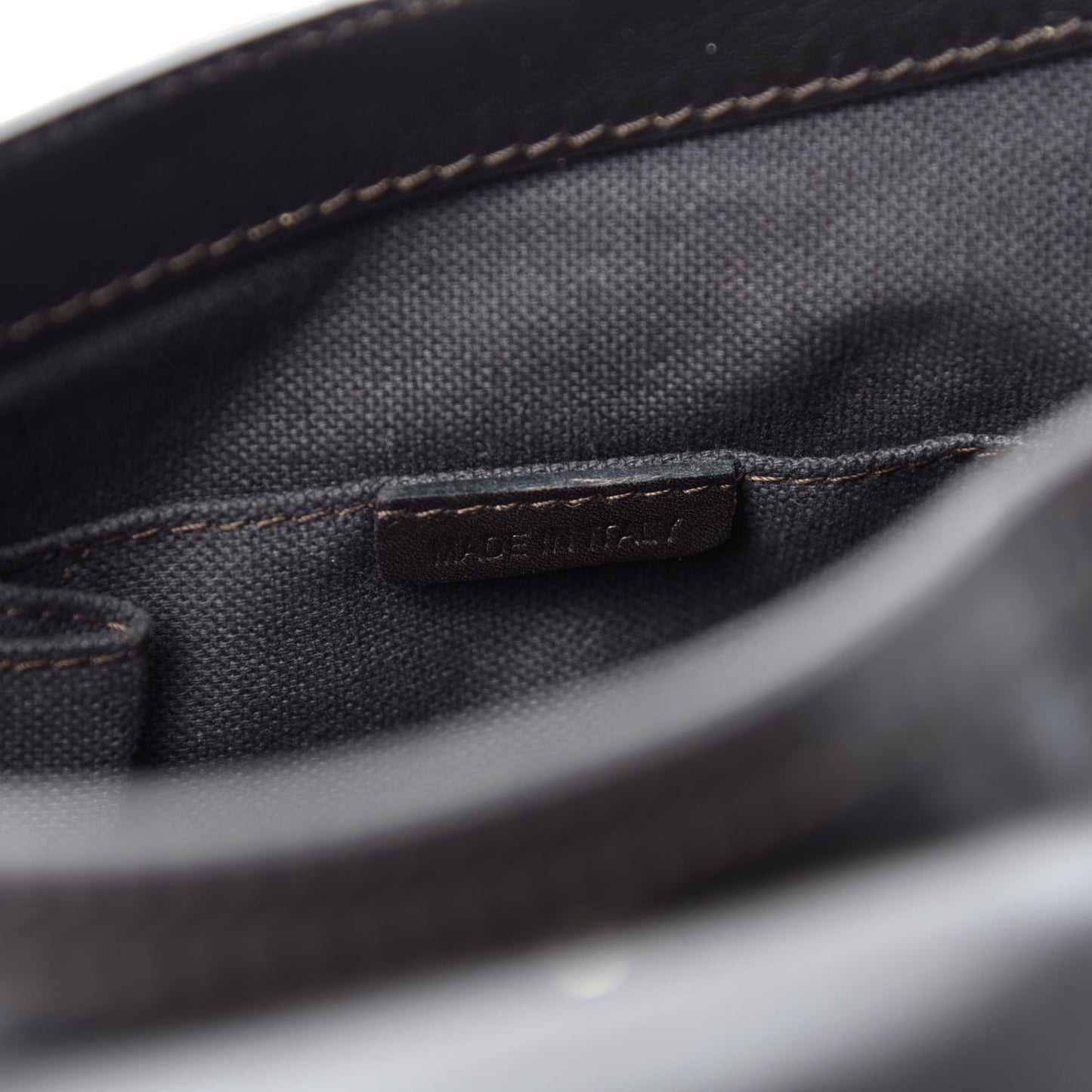 Calfskin Hackford Studded Hobo Brown