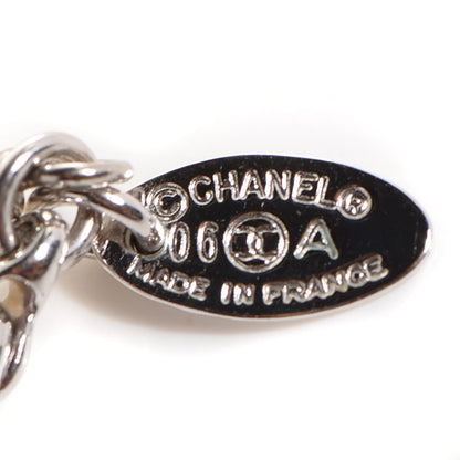 Chanel Pearl CC Choker Necklace Silver 4 of 4