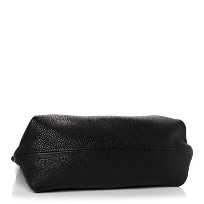 Salvatore Ferragamo Calfskin Fanisa Gancini Hobo Black 4 of 13