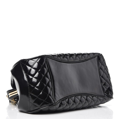 Chanel Glazed Calfskin Quilted Small Mademoiselle Frame Bag Black 4 of 7