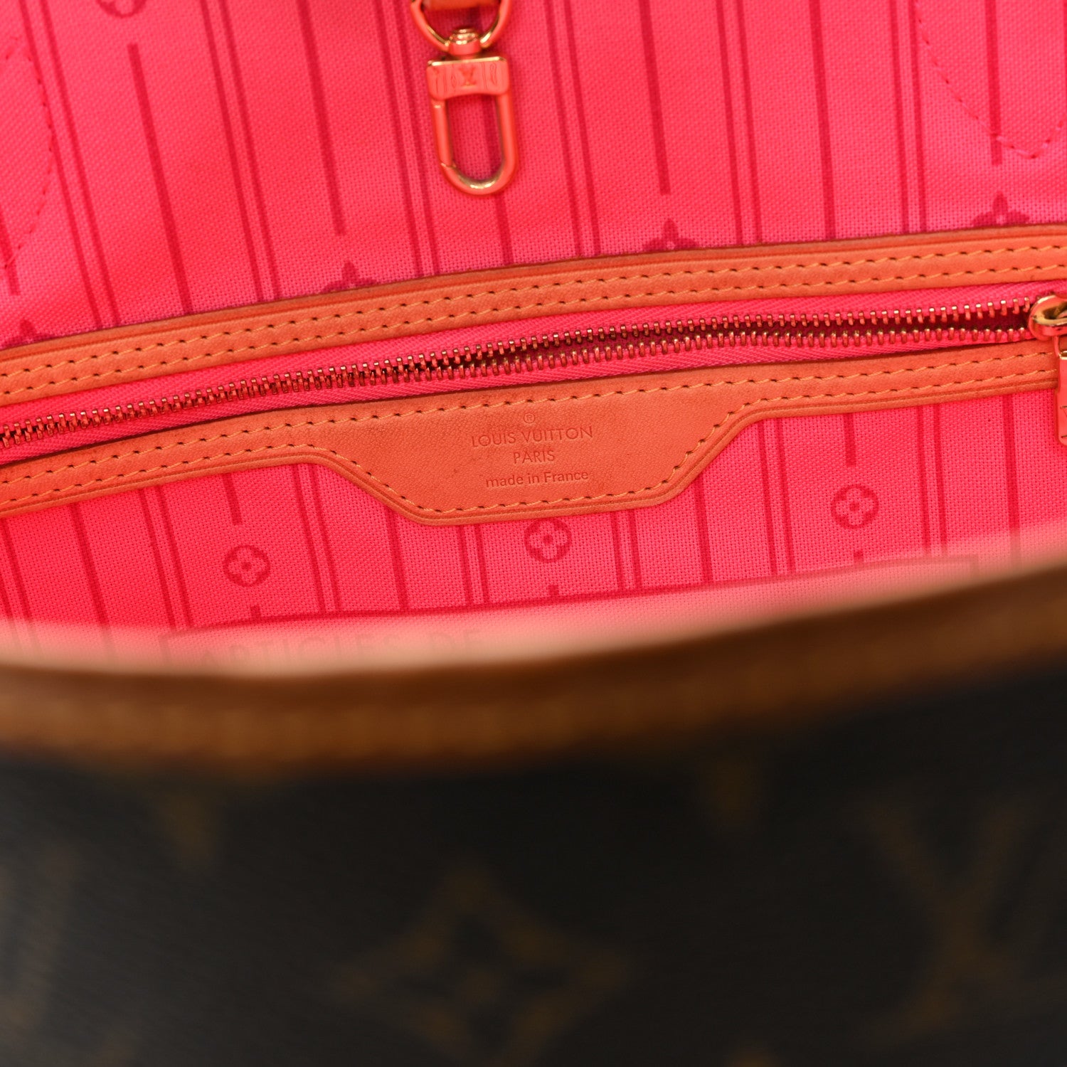 Louis Vuitton Monogram Roses Neverfull MM 6 of 11