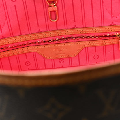 Louis Vuitton Monogram Roses Neverfull MM 6 of 11