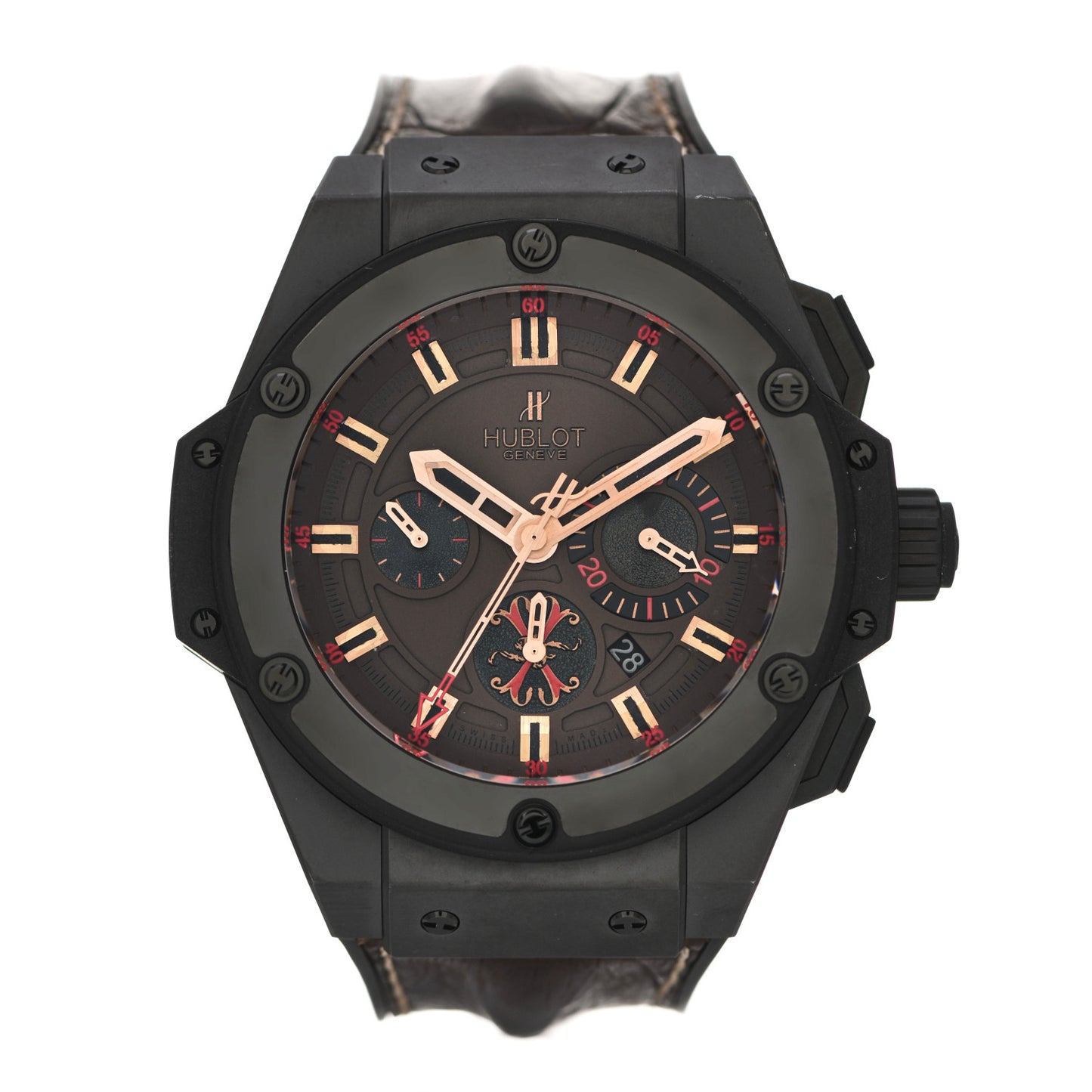 Ceramic Alligator 48mm Big Bang King Power "Arturo Fuente" Limited Edition Automatic Watch Black 703.CI.3113.HR.OPX12