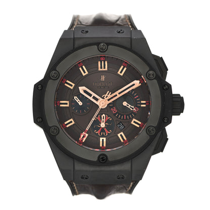 Hublot Ceramic Alligator 48mm Big Bang King Power "Arturo Fuente" Limited Edition Automatic Watch Black 703.CI.3113.HR.OPX12 1 of 5