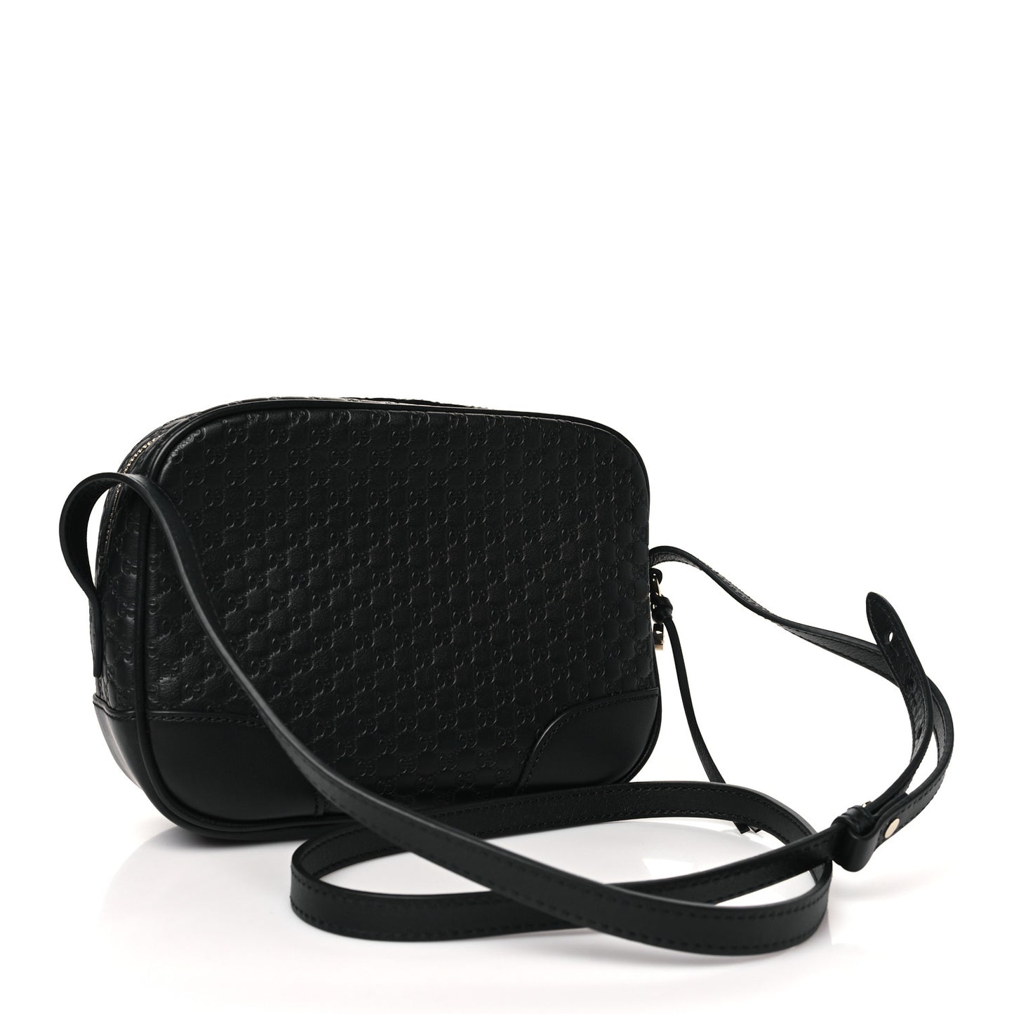 Microguccissima Mini Bree Messenger Bag Black