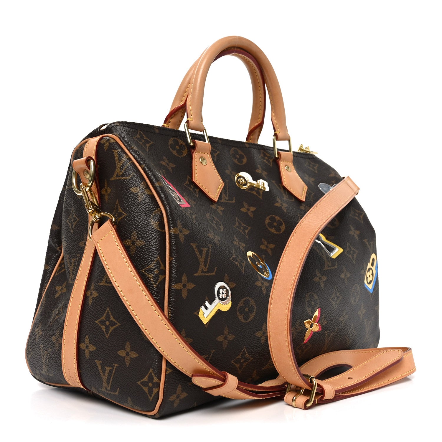ルイ・ヴィトン LOCK LOVE BANDOULIERE 30 Louis Vuitton Monogram Love Lock Speedy Bandouliere 30 1815639