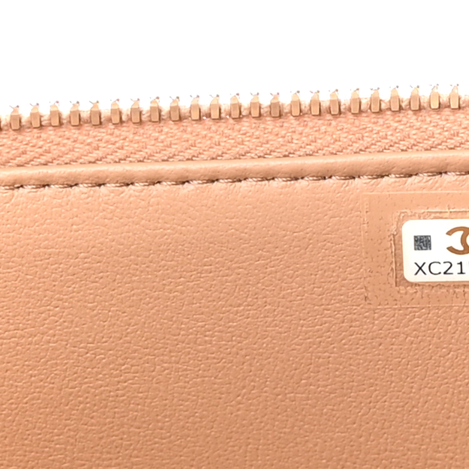Chanel Lambskin Quilted Pearl Crush Small Vanity Case With Chain Beige 7 of 11