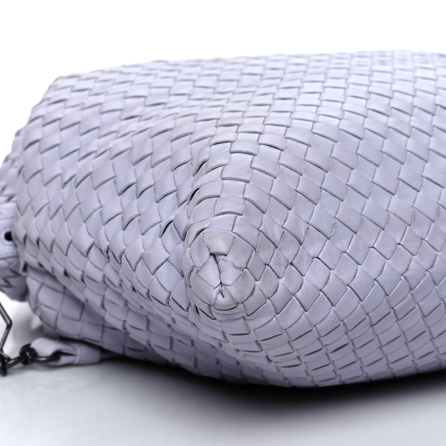 Nappa Intrecciato Medium Convertible Tote Oyster Lilac