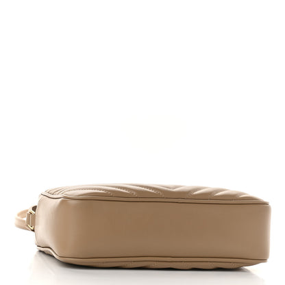 Saint Laurent Calfskin Matelasse Monogram Lou Camera Bag Dark Beige 4 of 12