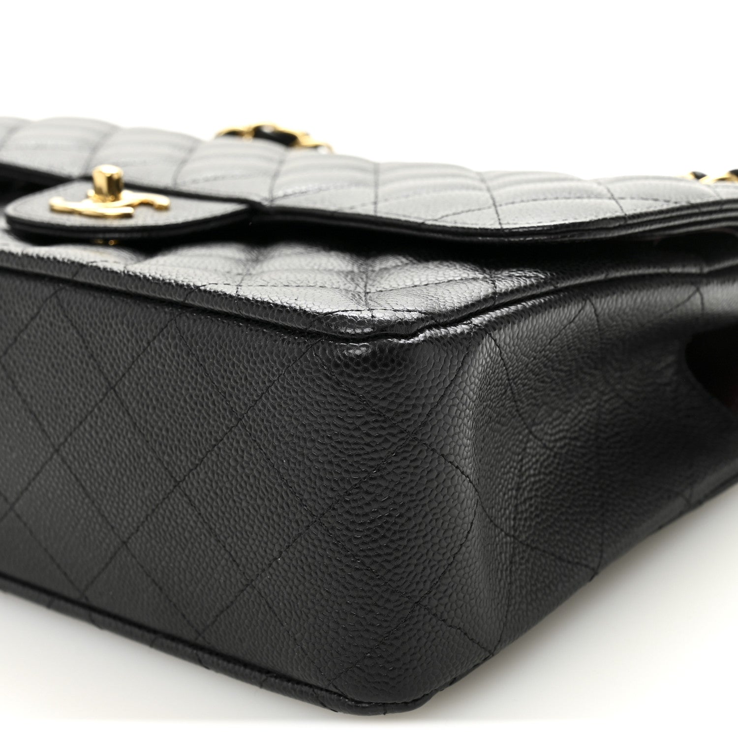 Chanel Caviar Quilted Jumbo Double Flap Black 10 of 10