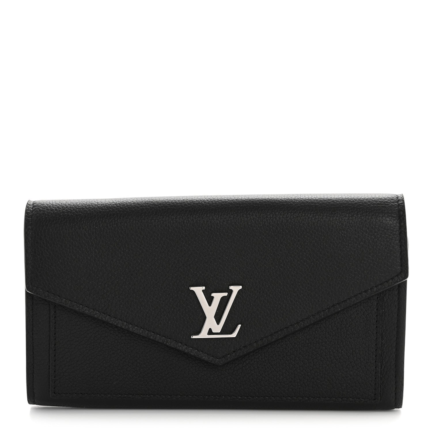 Louis Vuitton Soft Calfskin My Lockme Wallet Black 1 of 18