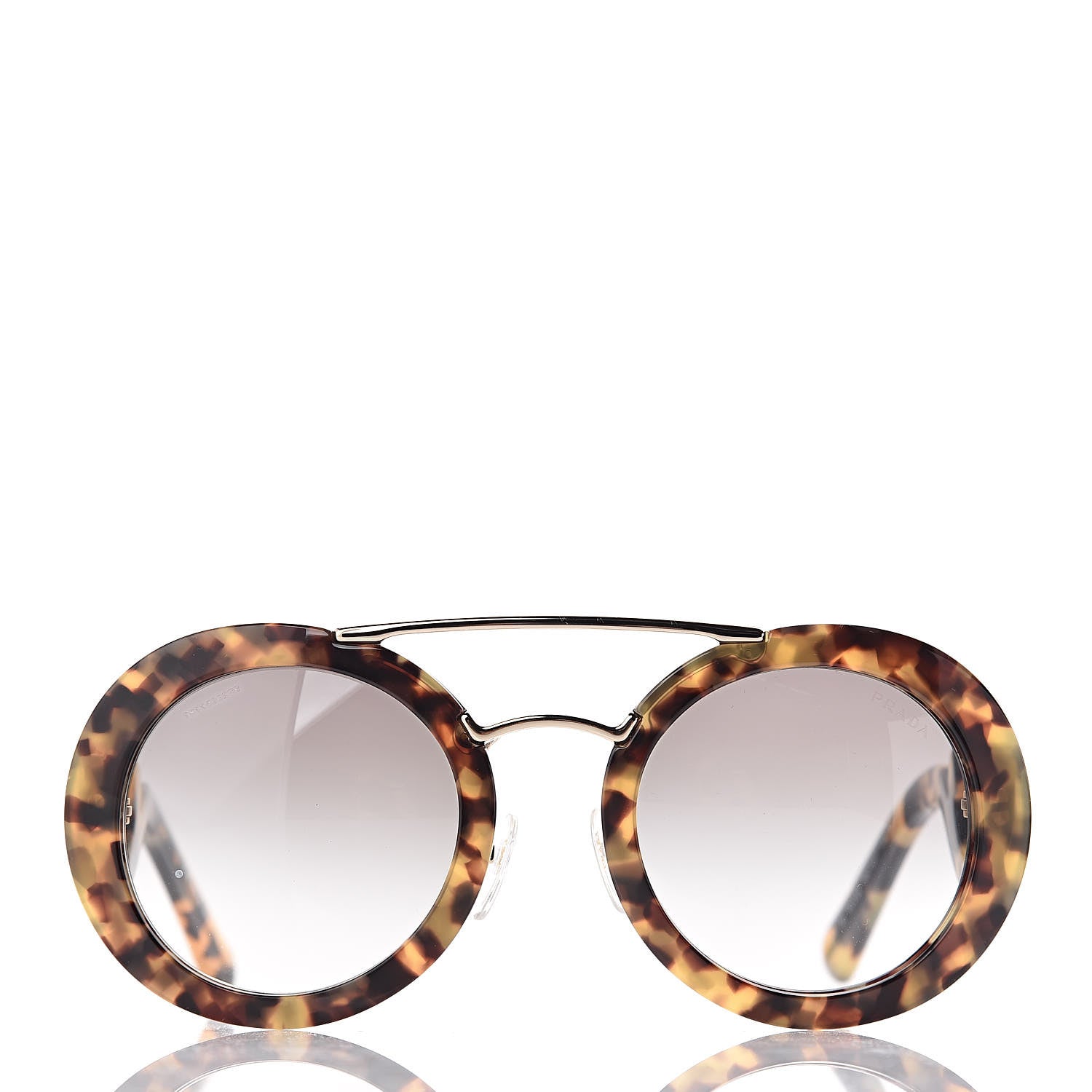 Prada Baroque Sunglasses SPR 13S Havana 2 of 8