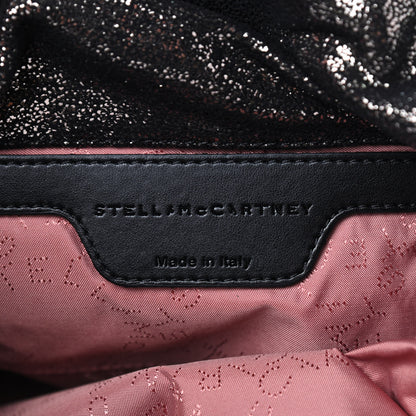 Stella McCartney Chamois Shiny Dotted Mini Falabella Fold Over Tote Ruthenium 6 of 9